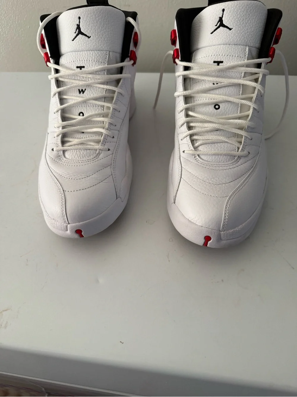 Jordan Retro Men’s White and Red High-Top Sneakers